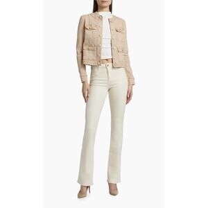 L’AGENCE Selma High-Rise Jeans in Oat Mother Goose 28 Slim Straight To Boot Cut